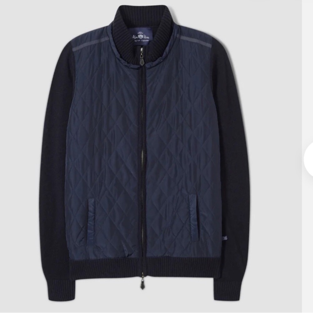 Alan Paine Mens Charsfield Jacket Navy Blue Size 54